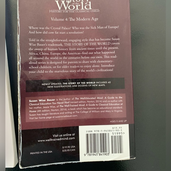 The Modern Age, Volume 4 (Revised Edition)
BY: SUSAN WISE BAUER PAPERBACK - Picture 2 of 6